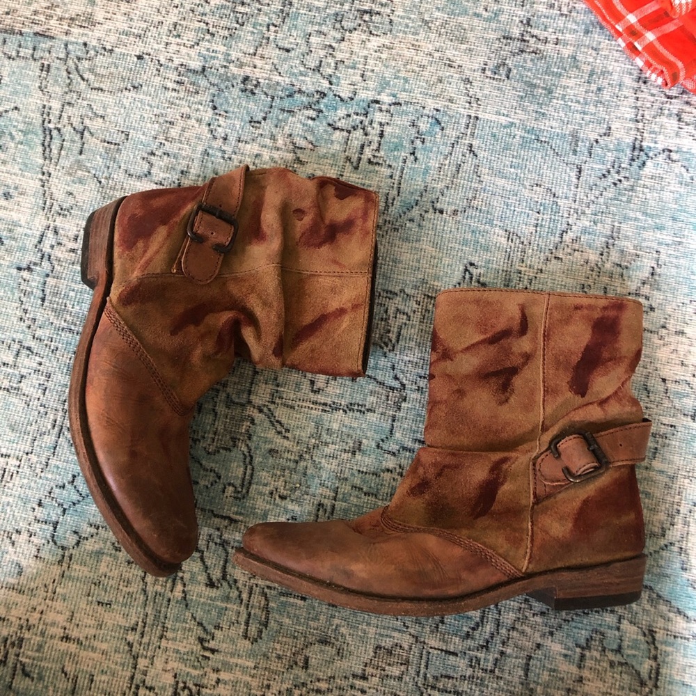 Frye boots.